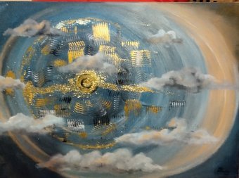 Живопись "Побег от Реальности в Абстрактном Пространстве", живописец Olga Shafiullina акрил ткань в Jose Art Gallery