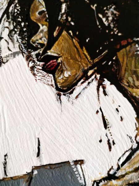 Additional view 2: Expressionism Interior Painting Resonance by painter Alexander Aksyonov acrylic canvas 