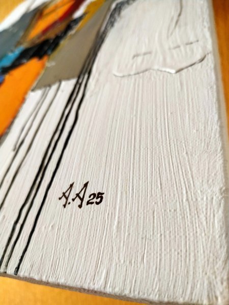 Additional view 5: Expressionism Interior Painting Resonance by painter Alexander Aksyonov acrylic canvas 