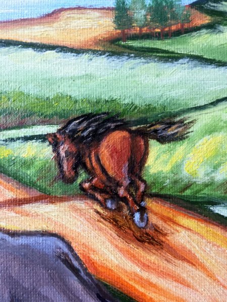 Additional view 3: Symbolism Mythological Painting Just for you by painter Fedor Aseev oil canvas 