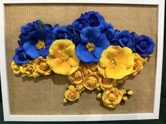 Painting "Flower Inspiration: Life Is Reborn" by painter Irina Novosilska acrylic fabric at Jose Art Gallery