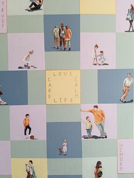 Додаткове зображення 2: Символізм Інтер'єр Живопис "Суть життя", живописець Iryna Baranova акрил холст 