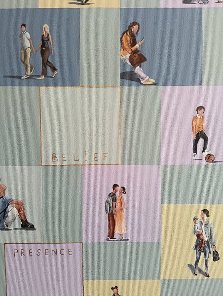 Додаткове зображення 4: Символізм Інтер'єр Живопис "Суть життя", живописець Iryna Baranova акрил холст 