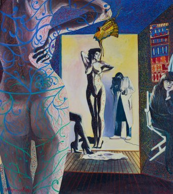 Живопис "Оголені жінки в кріслі та позі", живописець Gena Keusch масло холст в Jose Art Gallery