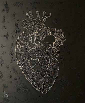 Живопись "Пульс Тьмы", живописец Вікторія Джорджевіч смешанная техника холст в Jose Art Gallery