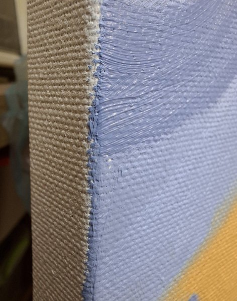 Additional view 6: Surrealism Animal Painting Red Cardinal by painter Serhii Voichenko oil canvas 