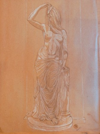 Gráfico "Veritas. Revelaciones del mito", ilustrador roberto ferrando lápiz papel en Jose Art Gallery