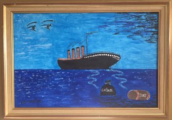 Живопис "Всевидяче око", живописець Grigoriy Borzenko масло картон в Jose Art Gallery