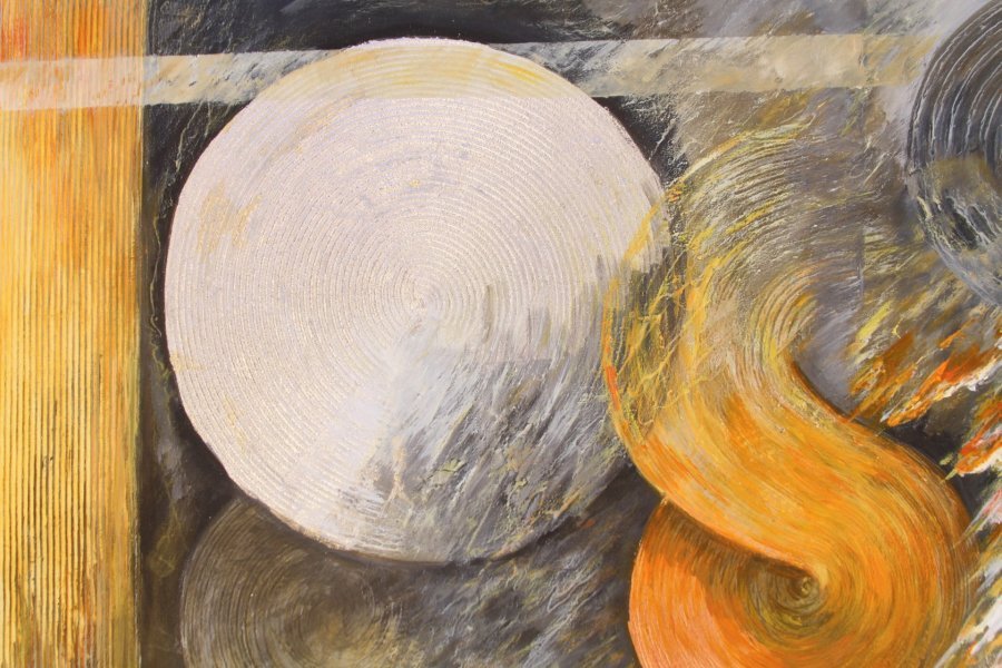 Дополнительное изображение 2: Абстракционизм Интерьер Живопись "Взаимодействие: Оттенки и Формы" живописец Oksana Potоmkina смешанная техника холст 