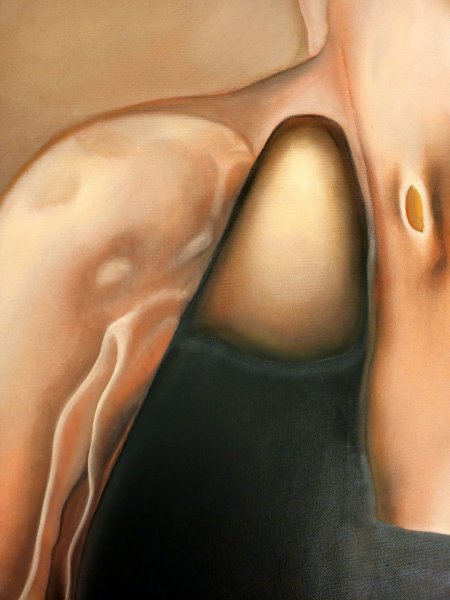 Additional view 3: Modern Portrait Painting CANDEDON by painter Stefano Mazzolini oil canvas 