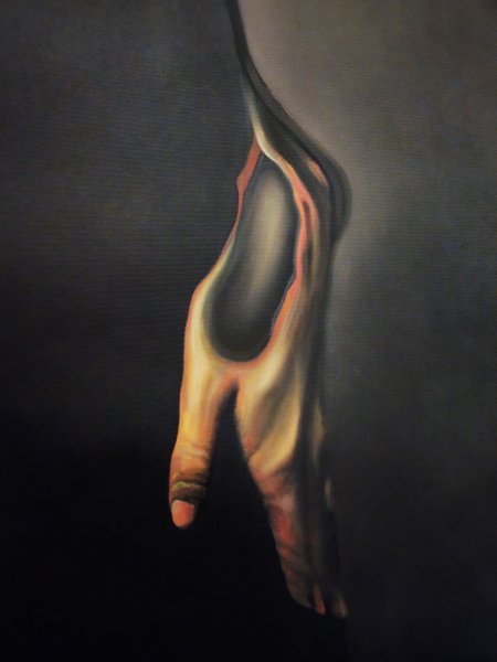 Additional view 6: Modern Portrait Painting CANDEDON by painter Stefano Mazzolini oil canvas 