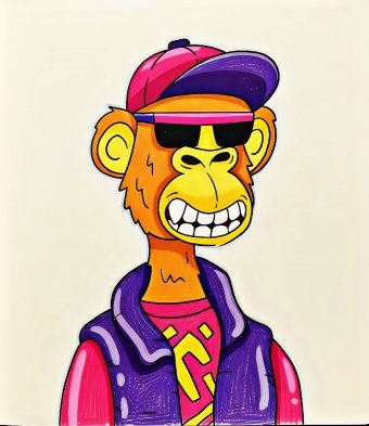 Digital Art "NFT Art: Fun Pixel Portrait of a Boy" by digital artist Trendy Art at Jose Art Gallery