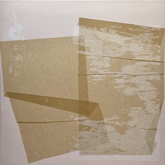 Painting "Cloud trace" by painter Marussia mixed method canvas at Jose Art Gallery