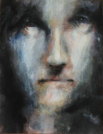 Painting "Grace of Anna" by painter Lochter Andreas oil cardboard at Jose Art Gallery