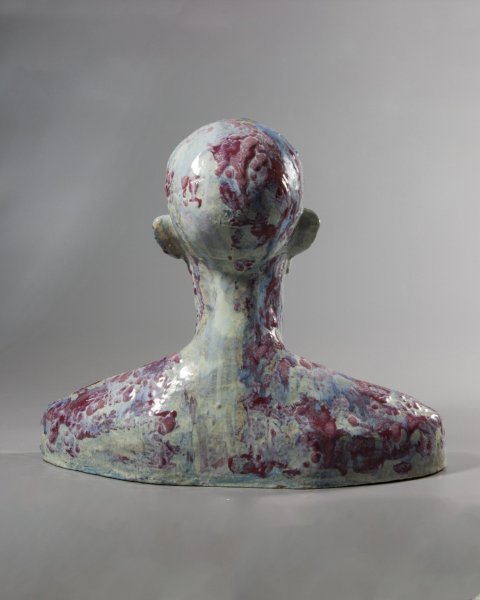 Imagem adicional 1: Abstração Retrato escultorico Escultura "Busto_04", escultor Nadiia Otriazha & Fedir Bushmanov Cerâmica 