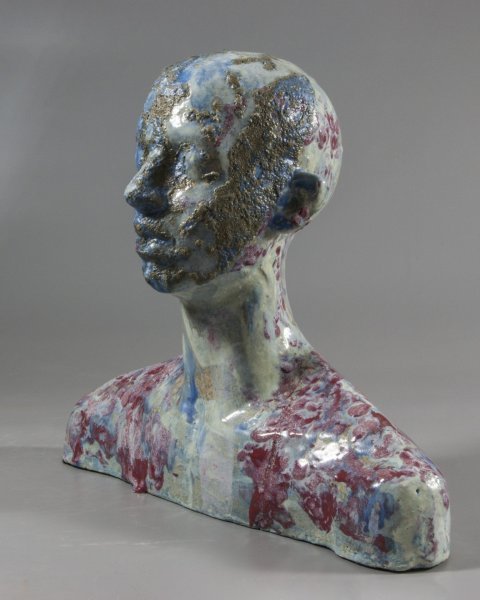 Imagem adicional 10: Abstração Retrato escultorico Escultura "Busto_04", escultor Nadiia Otriazha & Fedir Bushmanov Cerâmica 