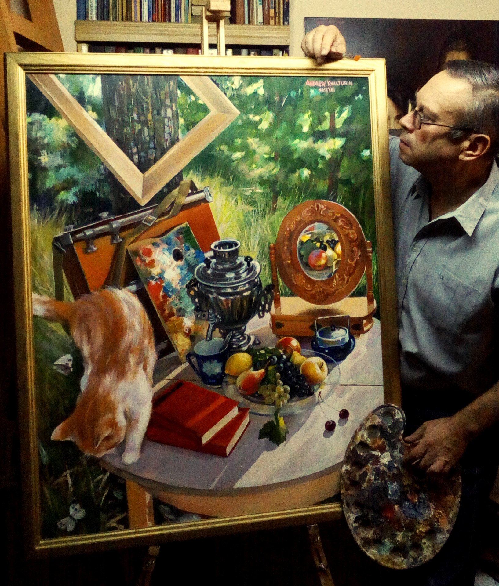 Summer still life - painting