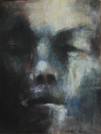 Painting "The Premonition of Andrew I" by painter Lochter Andreas oil cardboard at Jose Art Gallery