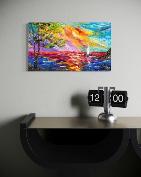 Immagine aggiuntiva 1: Impressionismo Paesaggio Pittura "Viaggio interiore", pittore Vladyslav Durniev olio tela 