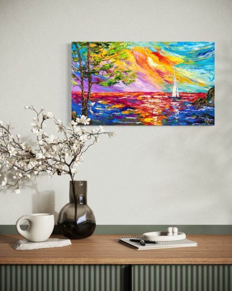 Immagine aggiuntiva 3: Impressionismo Paesaggio Pittura "Viaggio interiore", pittore Vladyslav Durniev olio tela 