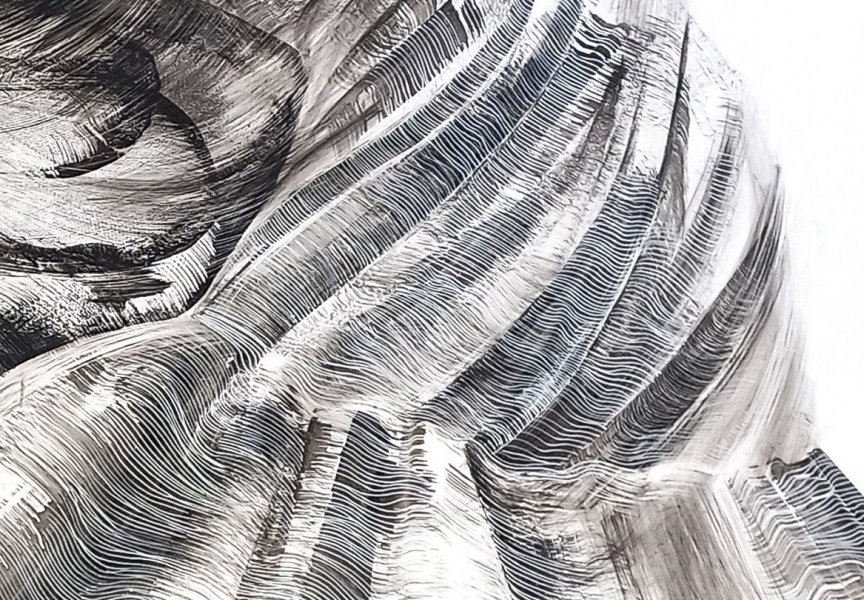 Zusätzliches Bild 3: Figurative Kunst Porträt Graphik "Spanischer Tanz", illustrator Lana Korolievskaia Tinte Karton 