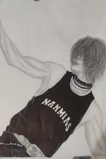 Pittura "Hwan Hynjin", pittore Lix matita carta alla Jose Art Gallery