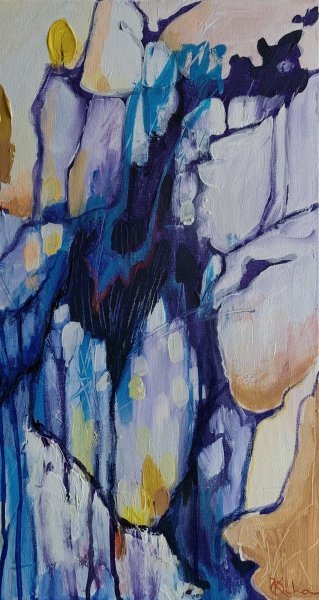 Dodatkowy obraz 1: Abstrakcjonizm Pejzaż Malarstwo "Równowaga w ruchu: pokój i energia", malarz KOlha akryl płótno 