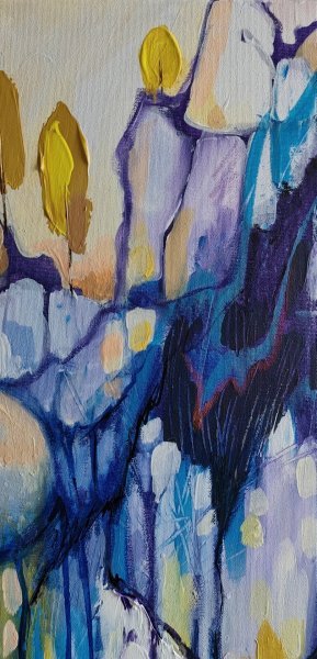 Dodatkowy obraz 3: Abstrakcjonizm Pejzaż Malarstwo "Równowaga w ruchu: pokój i energia", malarz KOlha akryl płótno 