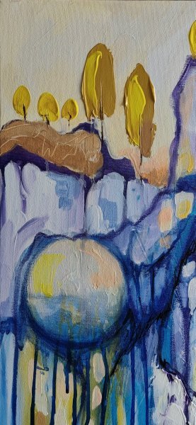 Dodatkowy obraz 4: Abstrakcjonizm Pejzaż Malarstwo "Równowaga w ruchu: pokój i energia", malarz KOlha akryl płótno 