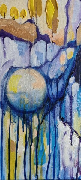 Dodatkowy obraz 5: Abstrakcjonizm Pejzaż Malarstwo "Równowaga w ruchu: pokój i energia", malarz KOlha akryl płótno 