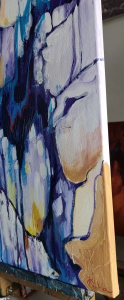 Dodatkowy obraz 8: Abstrakcjonizm Pejzaż Malarstwo "Równowaga w ruchu: pokój i energia", malarz KOlha akryl płótno 