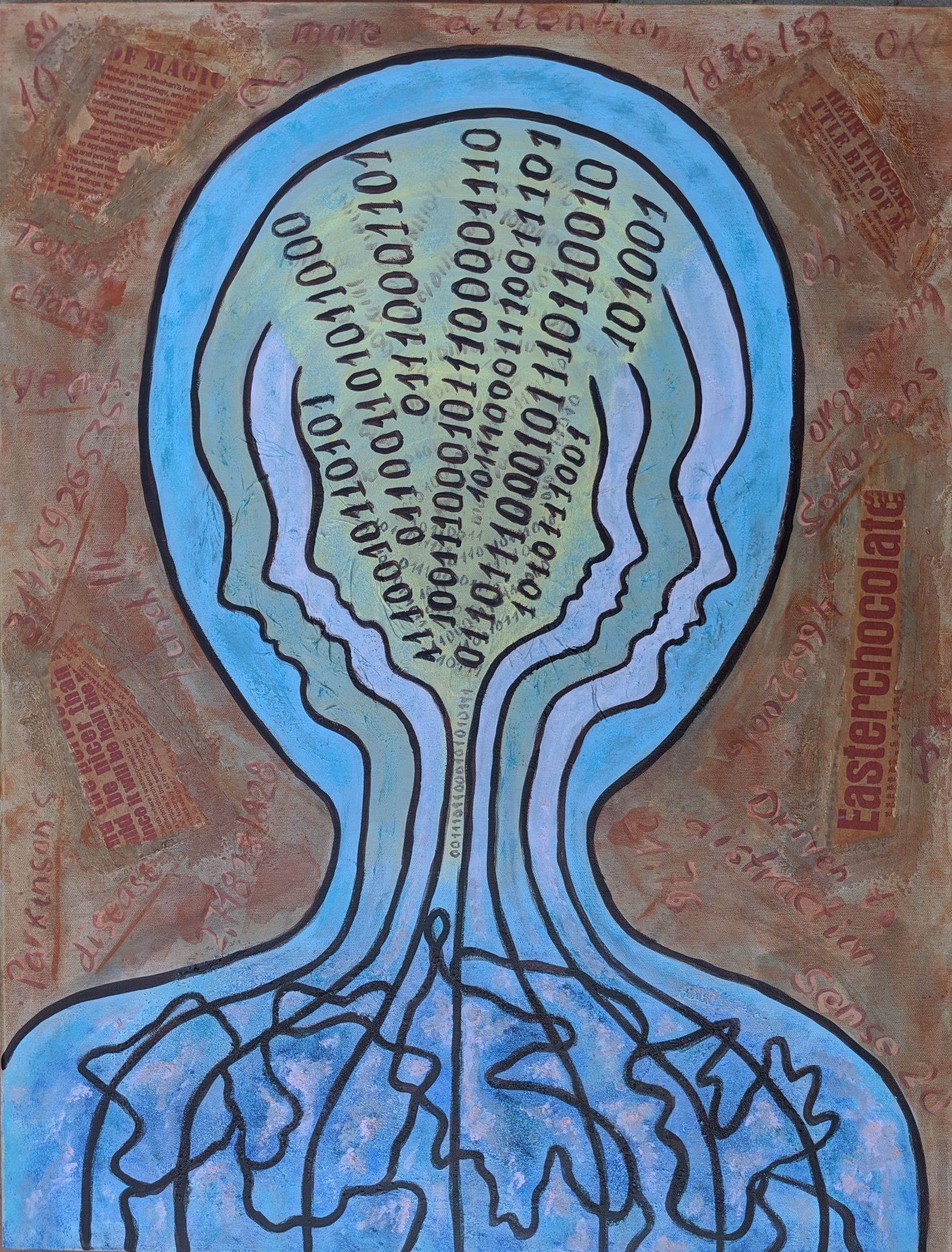 Communication: Voices of Modern Connection Digital Art - Lena Kolambet