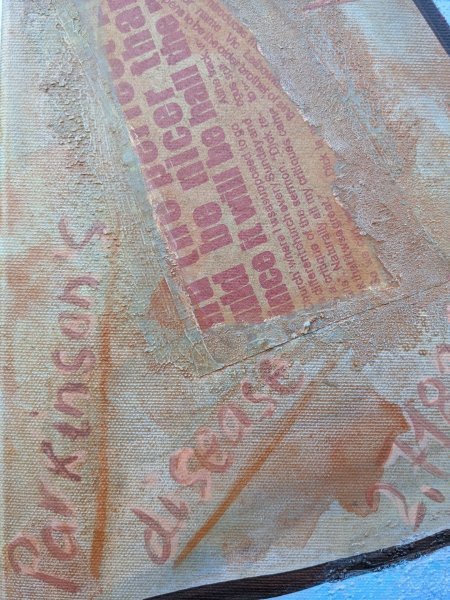 Additional view 2: Contemporary Art Interior Painting Communication: Voices of Modern Connection by painter Lena Kolambet acrylic canvas 