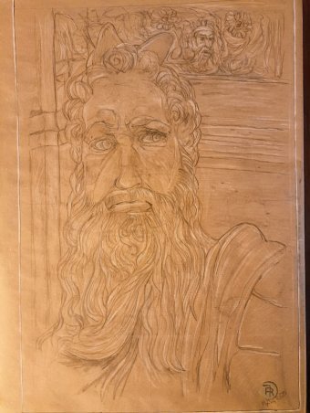 El Moisés de Miguel Ángel. Escultura de arte antiguo Pintura de roberto ...