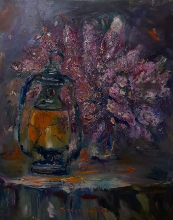 Живопись "Майский вечер", живописец Pavel Levites масло холст в Jose Art Gallery