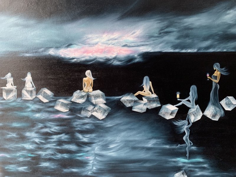 Inner state, oil painting Painting by Kate Solts