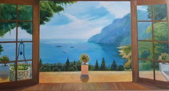 Sea Freshness. Summer and Coastal Landscape