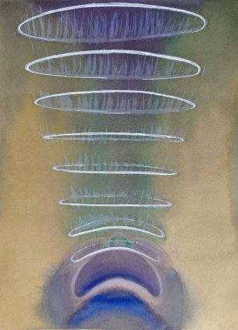 Pintura "The Texture of Words", pintor Yana Dmitrieva acuarela papel en Jose Art Gallery