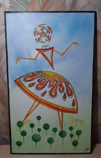 Живопись "Вкус весны", живописец Ludveg Kandinsky II акрил холст в Jose Art Gallery