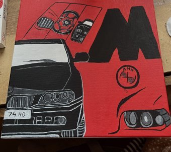 Drawing "Pulse of the City" by illustrator Ivanka Shunduryk acrylic canvas at Jose Art Gallery