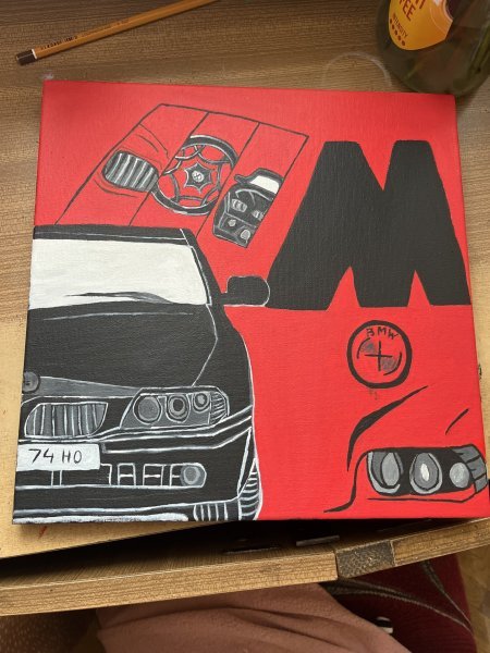 Additional view 1: Pop Art Interior Drawing Pulse of the City by illustrator Ivanka Shunduryk acrylic canvas 