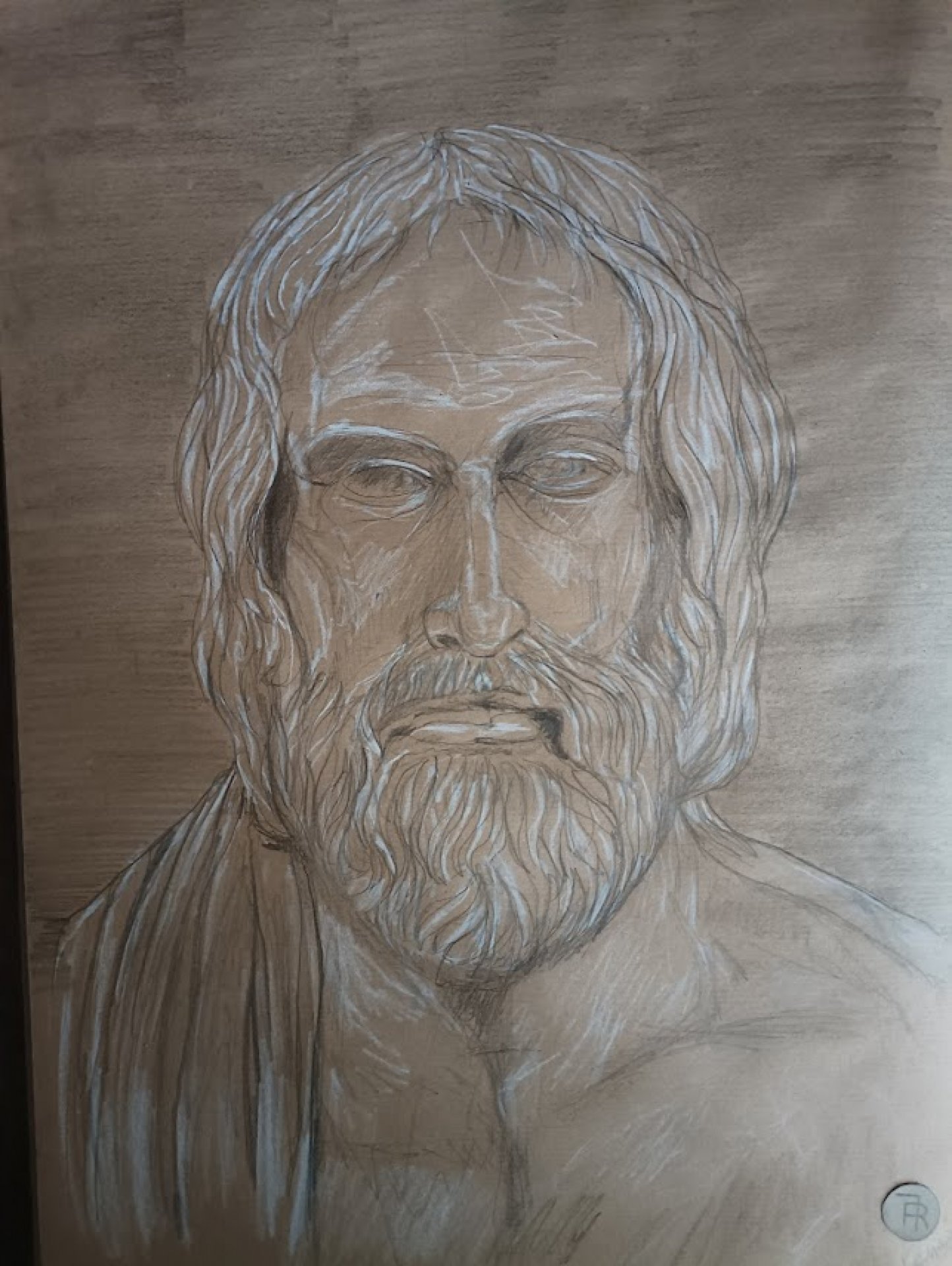 Anaxagoras Philosopher 496 BC: The Ancient Thinker Painting by roberto ...