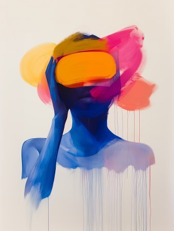Erased to Survive. Introspective Emotional Art