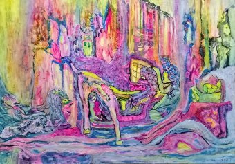 Живопись "Шамбала", живописец Юлія Васіна акрил холст в Jose Art Gallery