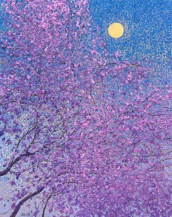 Pintura "Ese momento en primavera", pintor Andrii Kovalyk óleo lienzo en Jose Art Gallery