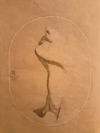 Графіка "Лінійне: Сутність жіночого обличчя", ілюстратор roberto ferrando карандаш папір в Jose Art Gallery