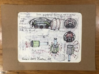 Graphik "Eolins 13", illustrator Taras Leskiv Stift Papier in der Jose Art Gallery