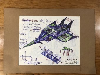 Graphik "Eolins 202", illustrator Taras Leskiv Stift Papier in der Jose Art Gallery