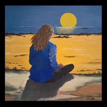 Painting "Dawn in Odessa" by painter YTab acrylic canvas at Jose Art Gallery