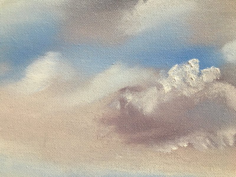 Nubes de tormenta pasando Pintura de Bill Neary